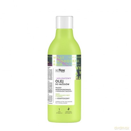 Vis Plantis So!Flow Emolientowy Olej do włosów niskoporowatych i pozbawionych objętości 150 ml