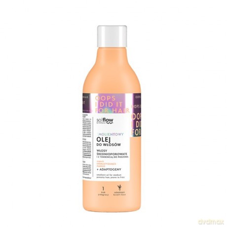 Vis Plantis So!Flow Emolientowy Olej do włosów średnioporowatych i z tendencją do puszenia 150 ml