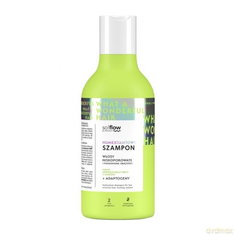 Vis Plantis So!Flow Humektantowy Szampon do włosów niskoporowatych i pozbawionych objętości 400 ml