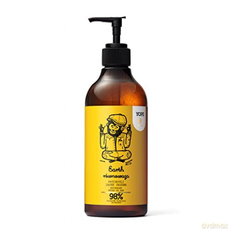 YOPE Naturalne Mydło do rąk w płynie EARTH równowaga - Patchouli i Jasne Drzewa 500 ml