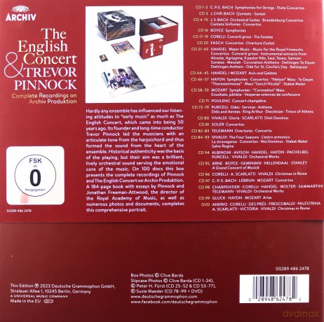 Trevor Pinnock: Complete Recordings On Archive [99CD]+[DVD]