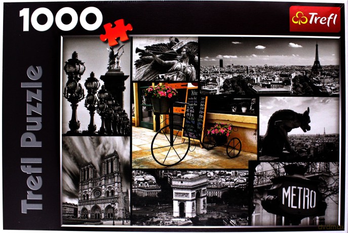 TREFL 1000 Paryż - Kolaż (10279) [PUZZLE]