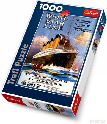 TREFL 1000 El. Titanic - Plakat Retro 1911 rok (10282) [PUZZLE]