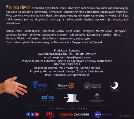 Hania Derej: Wieczna chwila [CD]