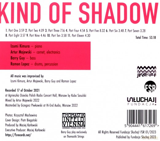 Izumi Kimura, Artur Majewski, Barry Guy, Ramon Lopez - Kind Of Shadow [CD]