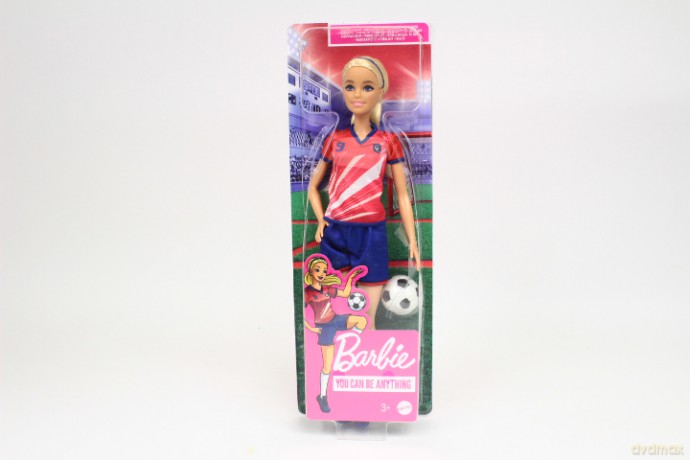 Barbie lalka piłkarka czerwona HCN17 /6