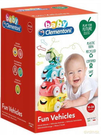 CLEMENTONI BABY Wieża z autek 17726