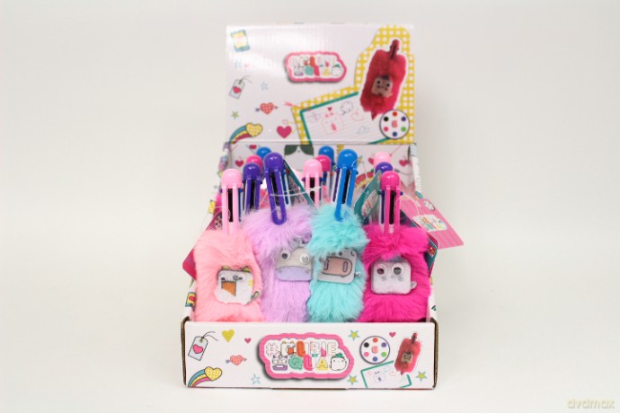 CUBIE SQUAD długopis 6-kolorowy plusz SQ60301 /12