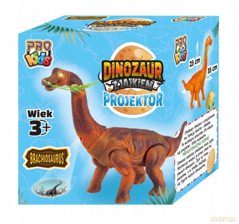 Dinozaur z jajem+projektor PRO Kids 02702