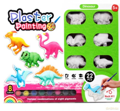 Figurki gipsowe Dinozaury do malowania 007495 38622
