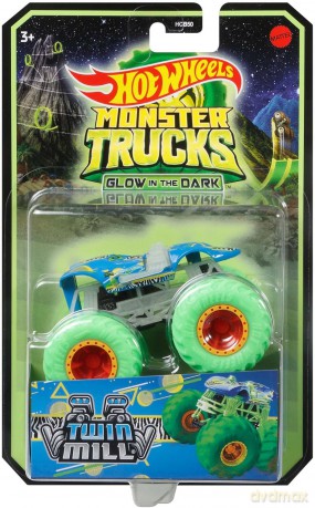 HW Monster Truck 1:64 pojazd św.w ciemn.HCB50 /6