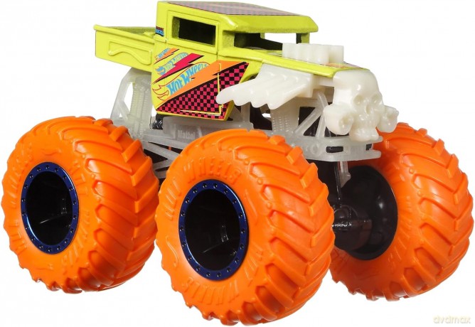 HW Monster Truck 1:64 pojazd św.w ciemn.HCB50 /6