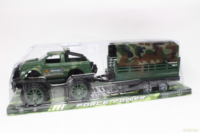 Jeep wojskowy z przyczepą 363F-11 10604