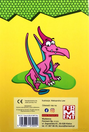 Kolorowanka Dinozaury 211 72244