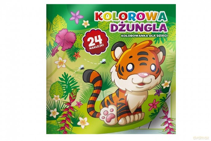Kolorowanka Kolorowa dżungla 210 71988