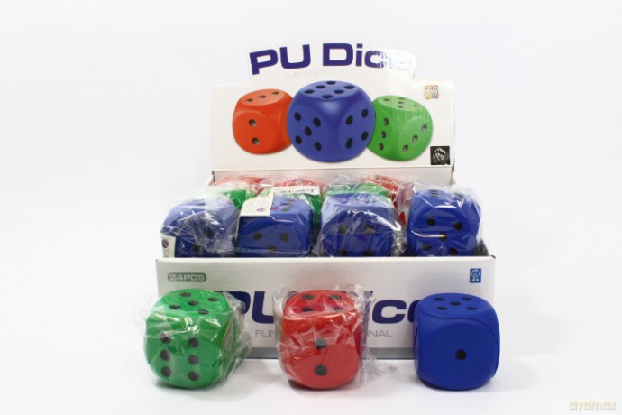 Kości do gry duże sportowe miękkie 2012-8 00364