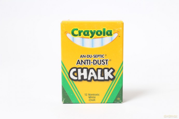 Kreda Crayola biała anti-dust 12szt 50-1402 14025