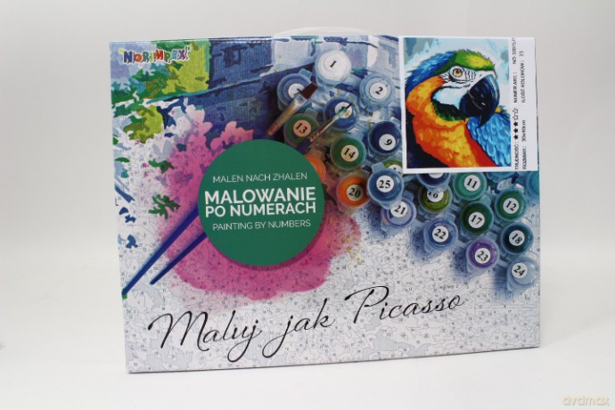 Malowanie po numerach 30X40 Papuga 1007575