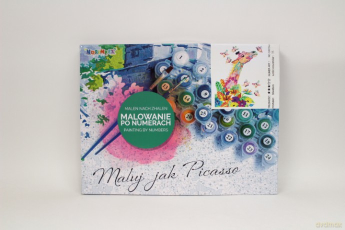 Malowanie po numerach 30X40 Żyrafa 1007562