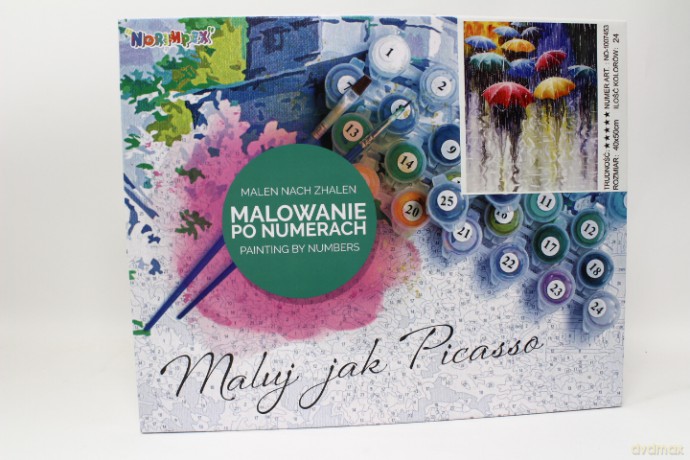 Malowanie po numerach Parasole 1007453