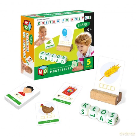 Montessori zab.eduk.kostka...Pisanie 5kostek 05808