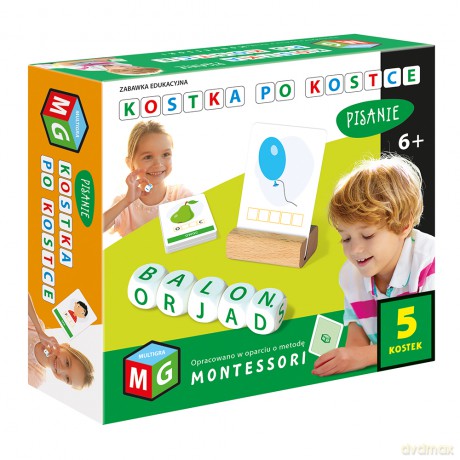 Montessori zab.eduk.kostka...Pisanie 5kostek 05808