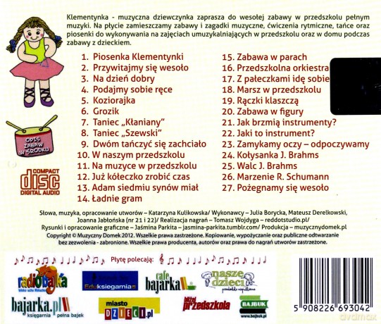 Nasze Muzyczne Przedszkole [CD]