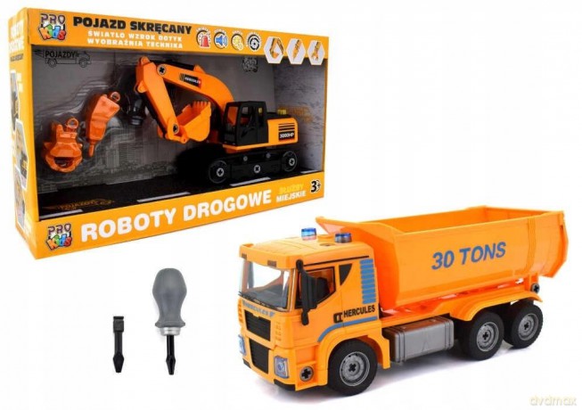Pojazd służby miejskie roboty drog.d/skręc.03044