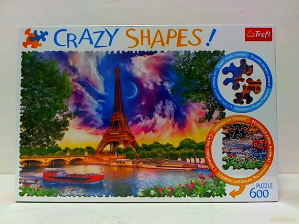 PUZZLE 600 el. Crazy Shapes Niebo nad Paryżem 11115 [PUZZLE]