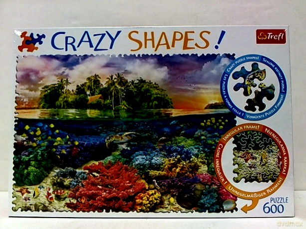 PUZZLE 600 el. Crazy Shapes Tropikalna wyspa 11113 [PUZZLE]