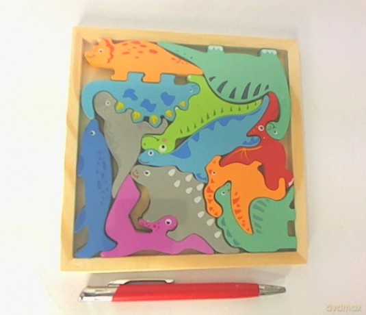 Puzzle drewniane dinozaury 217 06829 [PUZZLE]