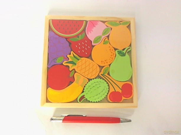 Puzzle drewniane owoce/warzywa 221 06805 [PUZZLE]