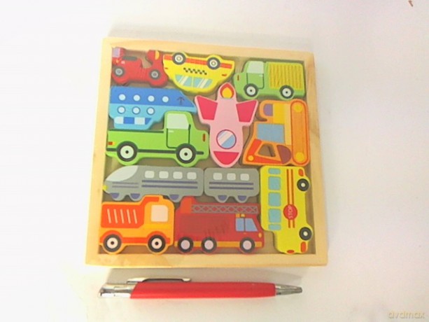 Puzzle drewniane pojazdy 224 06850 [PUZZLE]