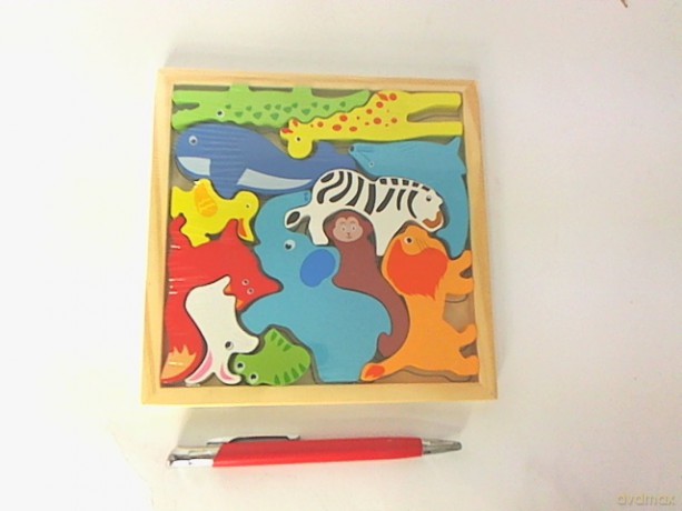 Puzzle drewniane zwierzęta 219 06836 [PUZZLE]