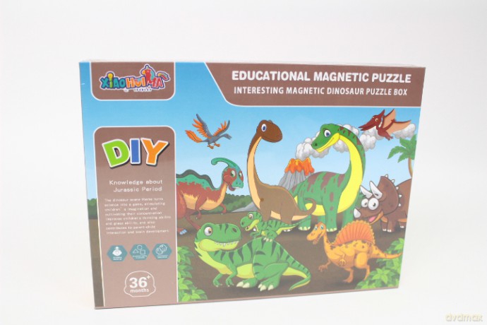 Puzzle magnetyczne dino 006660 27213 [PUZZLE]