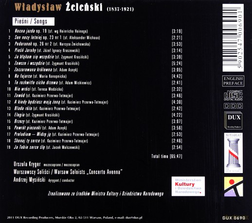 Władysław Żeleński Pieśni [CD]