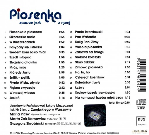 Piosenka zawsze jest z nami [CD]