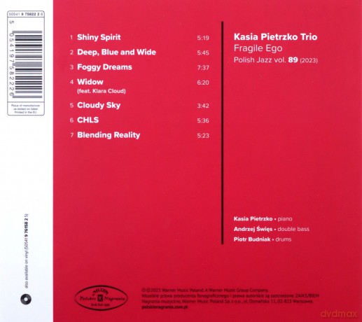 Kasia Pietrzko Trio: Fragile Ego (Polish Jazz Vol. 89) [CD]