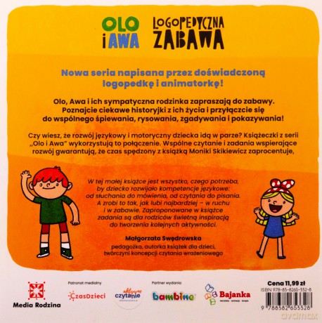 Olo i Awa. Logopedyczna zabawa. Kredki - Monika Skikiewicz [KSIĄŻKA]