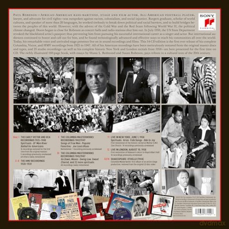 Paul Robeson: Paul Robeson - Voice of Freedom: The Complete Victor and HMV Recordings [14CD]