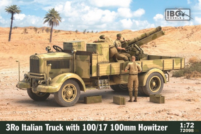 3Ro Italian Truck with 100/17 Howitzer