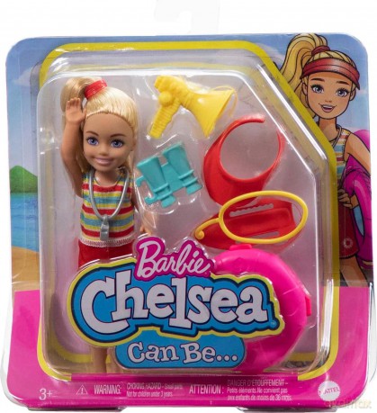 Barbie Chelsea Możesz być Kariera Ratowniczka wodna