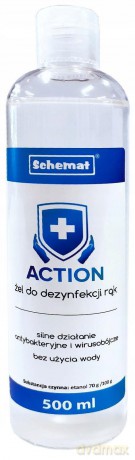 Action żel do dezynfekcji 500ml 6577