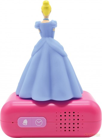 Alarm Clock with Night Light 3D designDisney Princesse Cinderella and sound effects