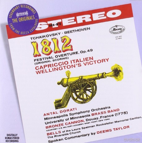 Dorati,London,Symph.Orch.: Tchaikovsky:1812 Overture [CD]
