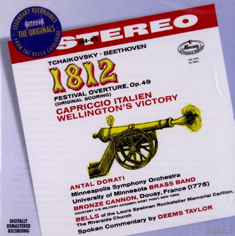 Dorati,London,Symph.Orch.: Tchaikovsky:1812 Overture [CD]