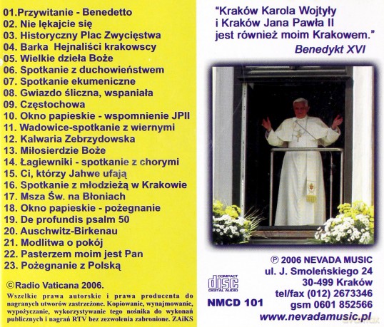 Benedetto - bądź pozdrowiony gościu nasz [CD]