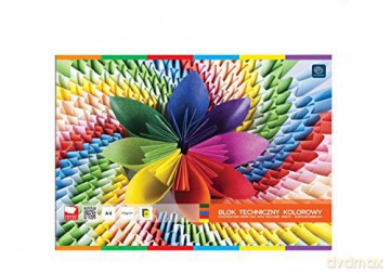 BLOK TECH. A4 KOLOR BARWIONY W MASIE INTER A"10