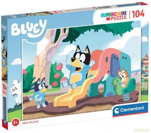 CLEMENTONI puzzle 104 maxi SuperKolor Bluey 27171 [PUZZLE]