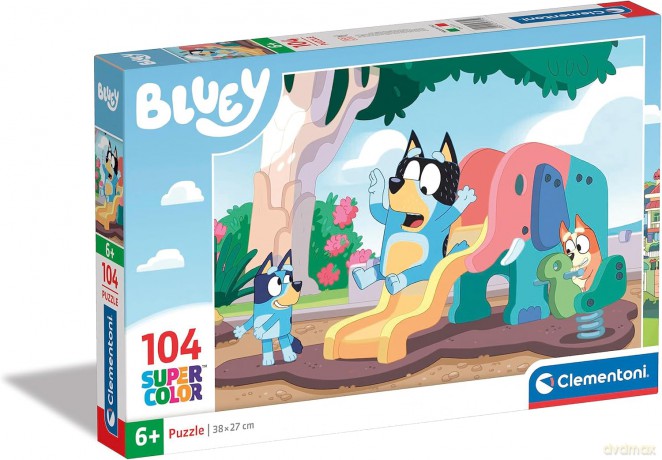 CLEMENTONI puzzle 104 maxi SuperKolor Bluey 27171 [PUZZLE]